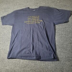 2008 Crosby Stills Nash Wooden Ships Blue T-shirt‎ Anvil Tag Men's 2XL